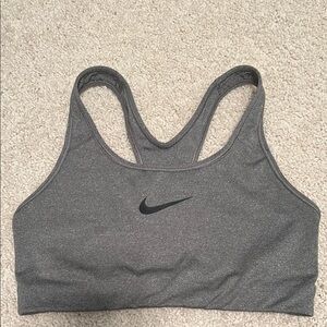 Nike Women’s Gray Racerback Sports Bra - Gray